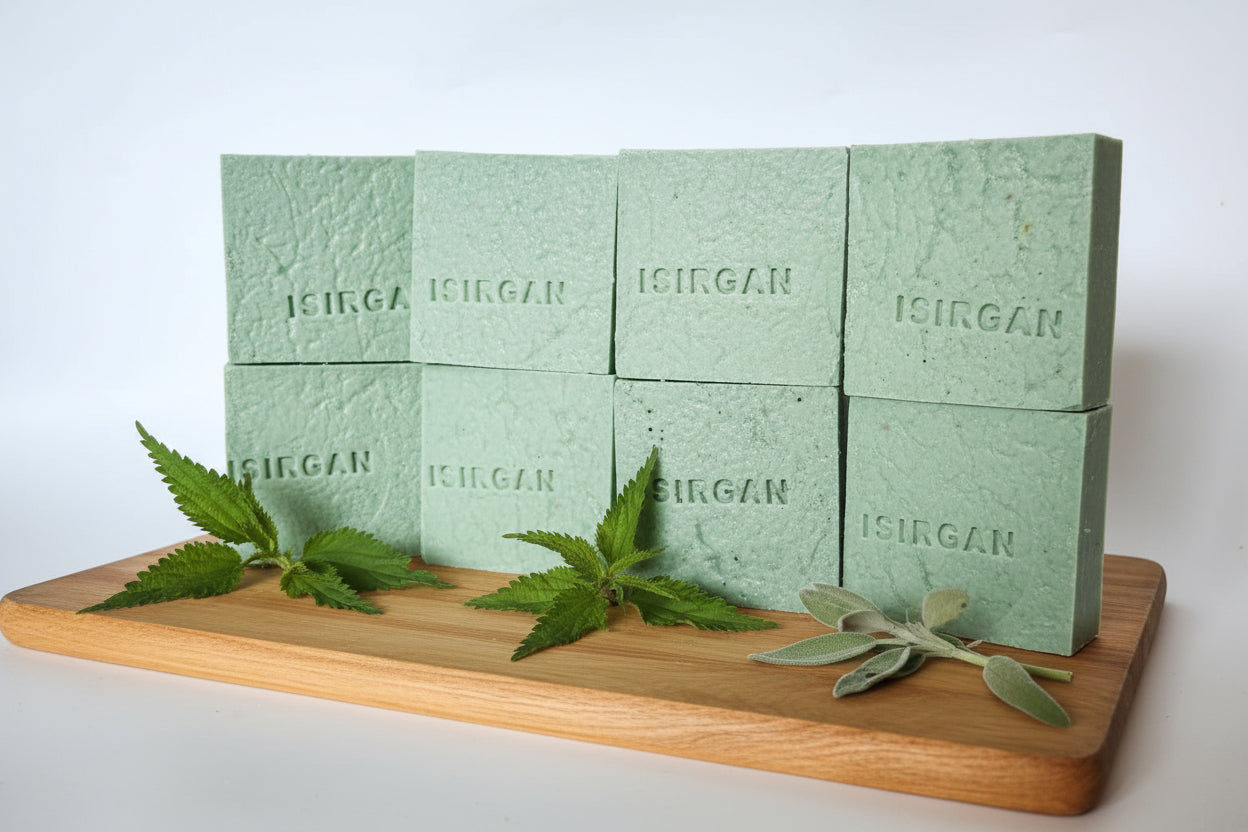 Isırgan Otu Mucizesi: Canlandırıcı & Arındırıcı 8'li El Yapımı Sabun Seti